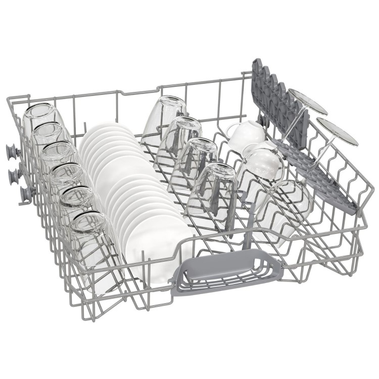Neff N 30 Integrated Dishwasher - Smart Wi Fi Silver control panel