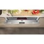 Neff N 50 Integrated Dishwasher - Smart Wi-Fi, D-Rated, Silver control panel