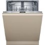 Neff N50 Integrated Dishwasher - Smart Wi-Fi, D-Rated, Silver control panel