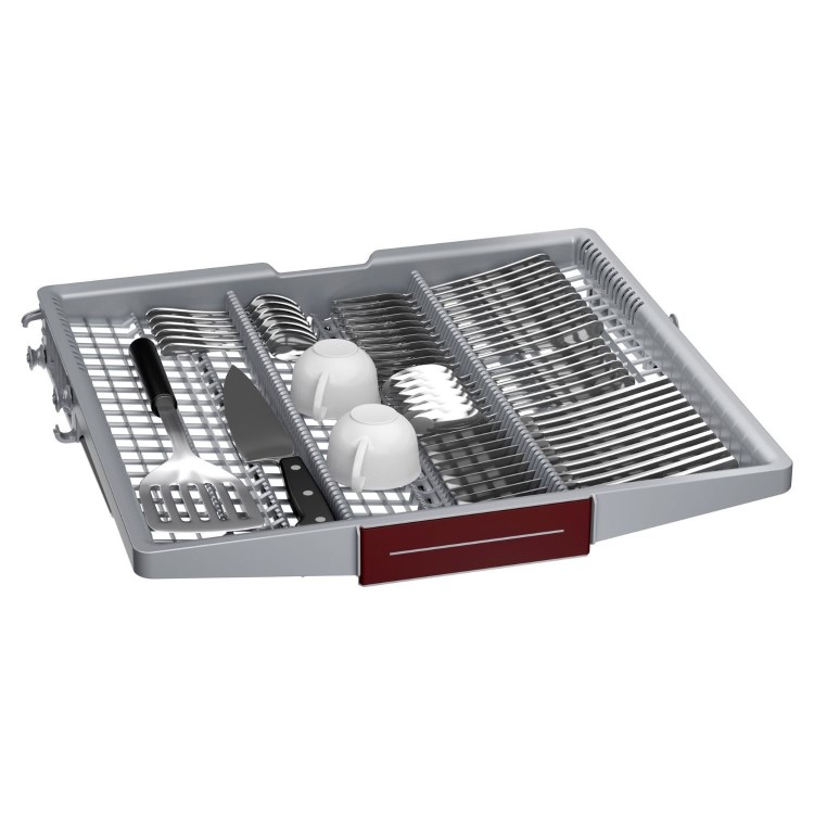 Neff N70 Integrated Dishwasher - Smart Wi-Fi, B-Rated, Silver control panel