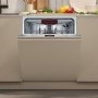 Neff N70 Integrated Dishwasher - Smart Wi-Fi, B-Rated, Silver control panel