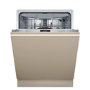 Neff N50 Integrated Dishwasher - Smart Wi-Fi, D-Rated, Silver control panel