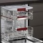 Neff N 50 Integrated Dishwasher - Smart Wi-Fi, D-Rated, Silver control panel
