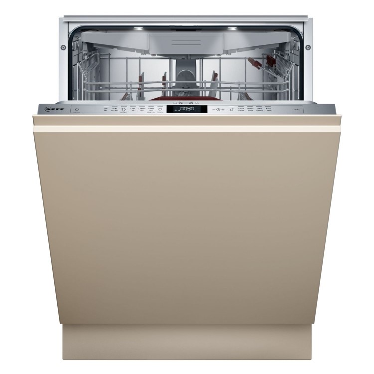 Neff N70 Integrated Dishwasher - Smart Wi-Fi A-Rated Silver control panel