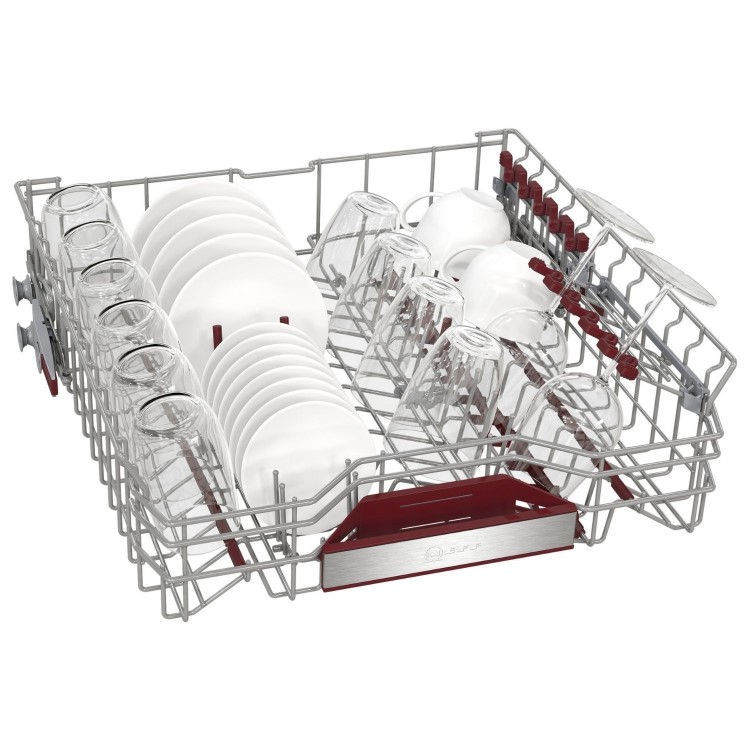 Neff N70 Integrated Dishwasher - Smart Wi-Fi A-Rated Silver control panel