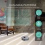 Tesvor S6-black Robot Vacuum Cleaner Laser Navigation 2700Pa Auto-Charging Floor Carpet Sweeping and Mopping