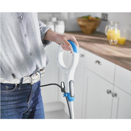 Shark Klik n' Flip Manual Steam Mop - White & Blue