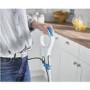 Shark Klik n' Flip Manual Steam Mop - White & Blue