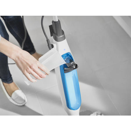 Shark Klik n' Flip Manual Steam Mop - White & Blue
