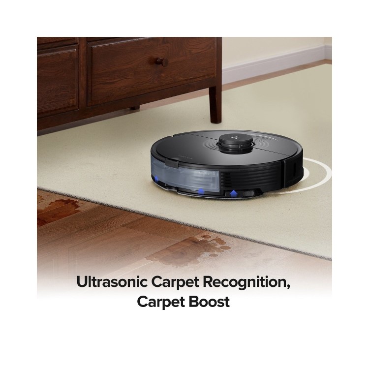 Refurbished Roborock S7 Robot Vacuum Cleaner and Mop - 2500Pa Suction - Laser Navigation - Black