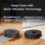 Roborock S7 MaxV Ultra Robot Vacuum Cleaner with Self-Emptying and Seld-Cleaning Station - Black