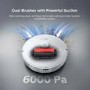 Refurbished Roborock S8 Pro Ultra Robot Vacuum Cleaner with RockDock Ultra DuoRoller Brush and VibraRise 2.0 Mopping system 6000Pa White