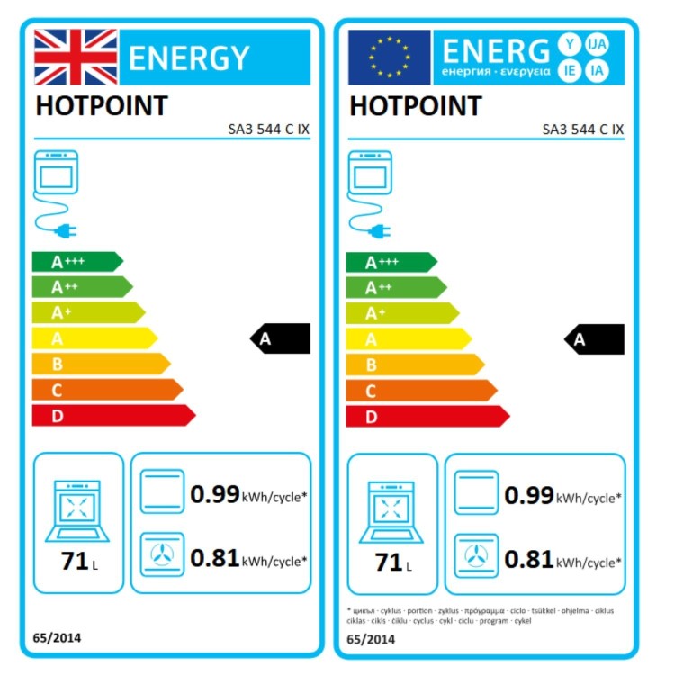 Hotpoint Class 3 SA3544CIX Electric Single Oven - Stainless Steel