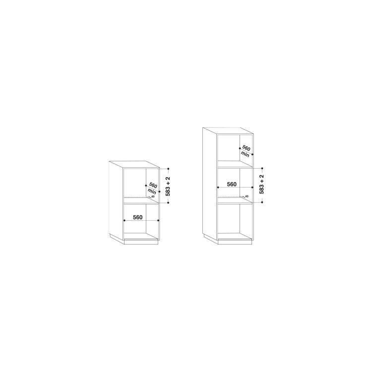 Refurbished Hotpoint SA2540HIX 8 Function Electric Built In Single Oven - Stainless Steel