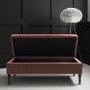 Safina Storage Bench in Blush Pink Velvet