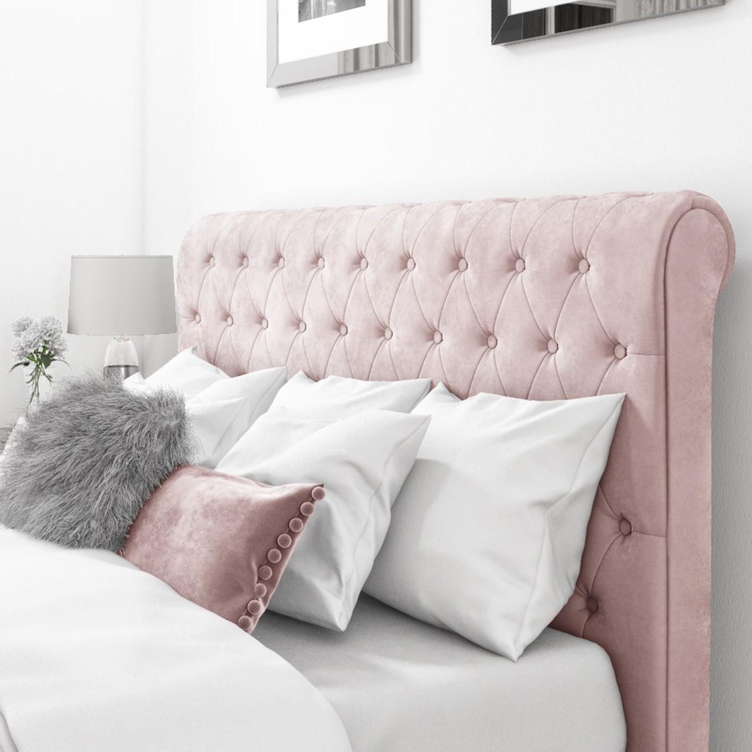 baby bed pink