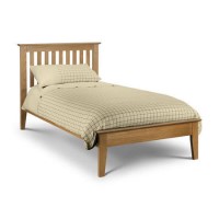 Solid Oak Single Bed Frame - Salerno - Julian Bowen