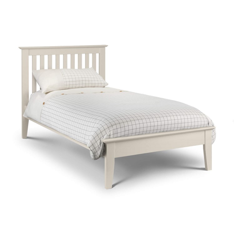Julian Bowen Salerno Shaker Ivory Single Bed Frame