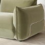 Sage Green Velvet 3 Seater Sofa - Santo