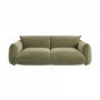 Sage Green Velvet 3 Seater Sofa - Santo