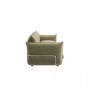 Sage Green Velvet 3 Seater Sofa - Santo