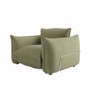 Sage Green Velvet Armchair - Santo