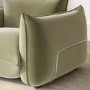 Sage Green Velvet Armchair - Santo