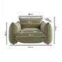 Sage Green Velvet Armchair - Santo
