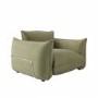 Sage Green Velvet Armchair - Santo