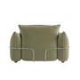 Sage Green Velvet Armchair - Santo