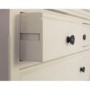 Savannah Solid Wood 2 Door 1 Drawer Wardrobe in Ivory/cream