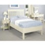 Savannah Solid Wood 2 Door 1 Drawer Wardrobe in Ivory/cream