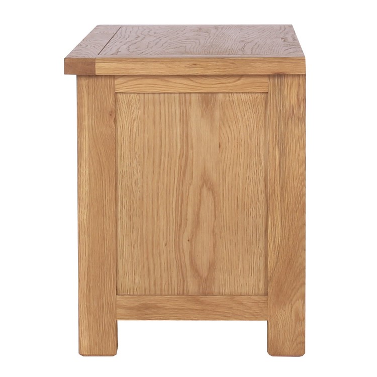 Rustic Saxon Small TV Unit in Solid Oak - TV's up to 31"