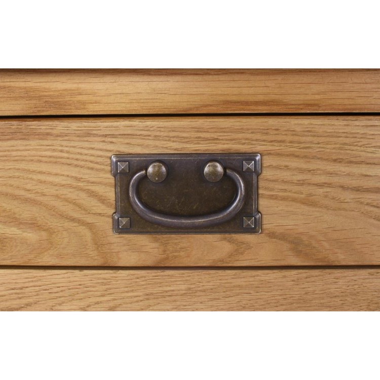Rustic Saxon Small TV Unit in Solid Oak - TV's up to 31"