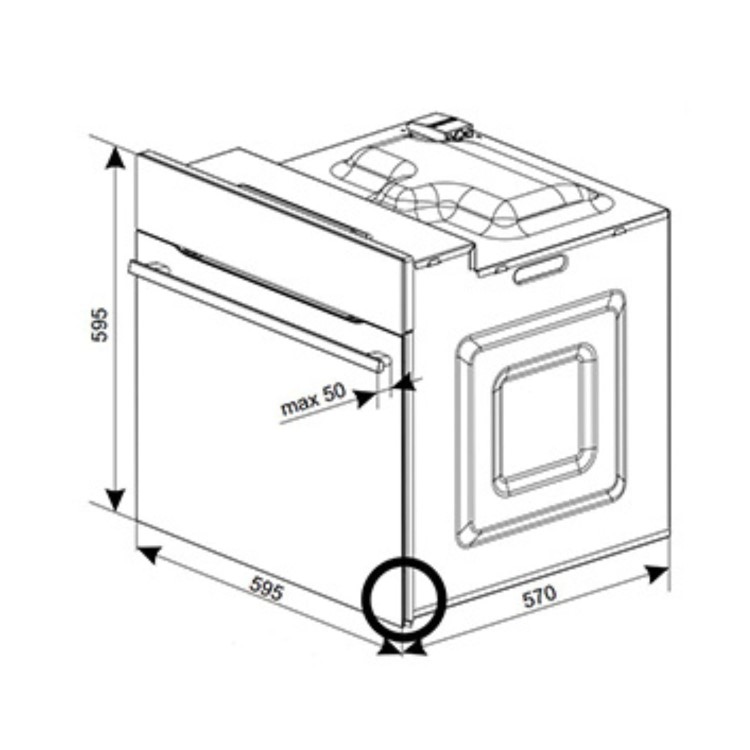 CDA SC020SS Electric Single Oven - Stainless Steel
