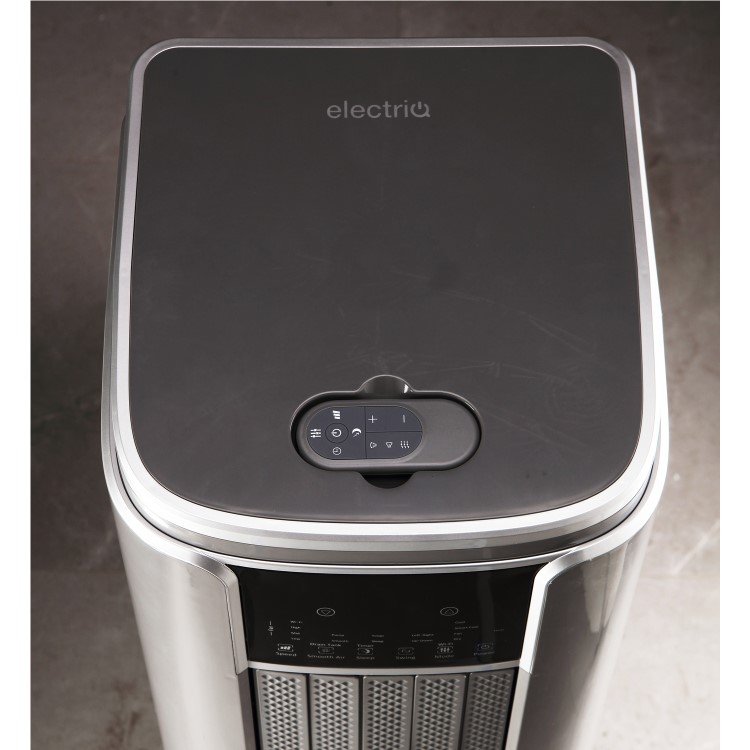 Refurbished electriQ SupremeCool 10000 BTU Quiet Smart Portable Air Conditioner with Heat Pump