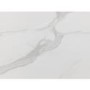 Small White Marble Dining Table with Mirrored Legs - Seats 4 - Julian Bowen Scala