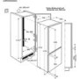 AEG SCB61811LS 54cm Wide 60-40 Integrated Upright Fridge Freezer - White