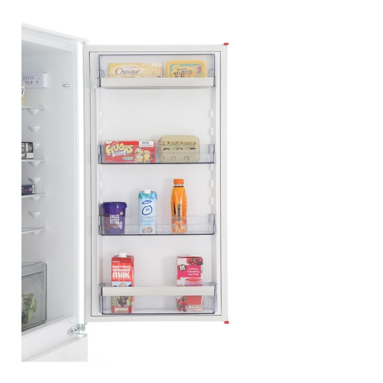 AEG SCB61811LS 54cm Wide 60-40 Integrated Upright Fridge Freezer - White
