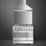 Smeg Concert 90cm Dual Fuel Range Cooker - Stainless Steel