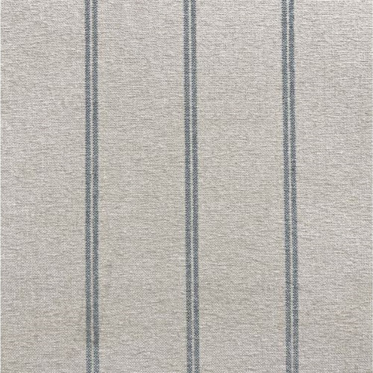 Blue Stripe Chenille Fibre Filled Sofa Scatter Cushion - 50 x 30cm - Payton