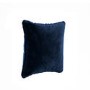 Navy Blue Velvet Fibre Filled Sofa Scatter Cushion - 50 x 50cm - Payton