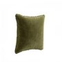 Olive Green Velvet Fibre Filled Sofa Scatter Cushion - 50 x 50cm - Payton