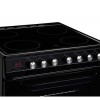 Servis SCF60K 60cm Double Oven Electric Cooker With Ceramic Hob - Black
