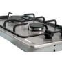 CDA 30cm 2 Burner Domino Gas Hob - Stainless Steel