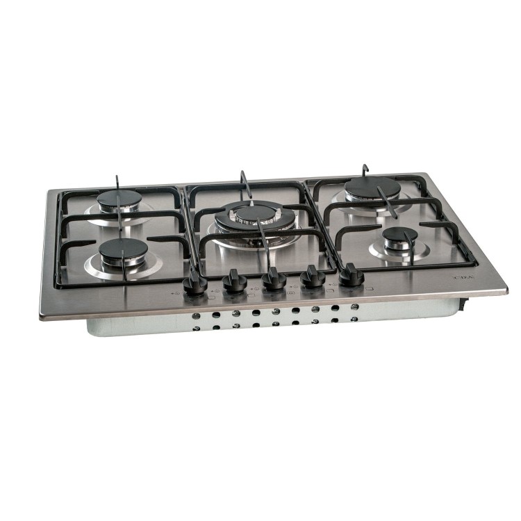 CDA 70cm 5 Burner Gas Hob - Stainless Steel