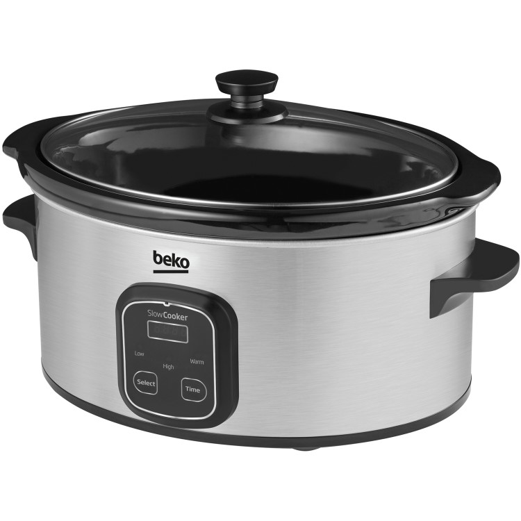 Beko SCM3622X 6 Litre Slow Cooker With LED Control Panel
