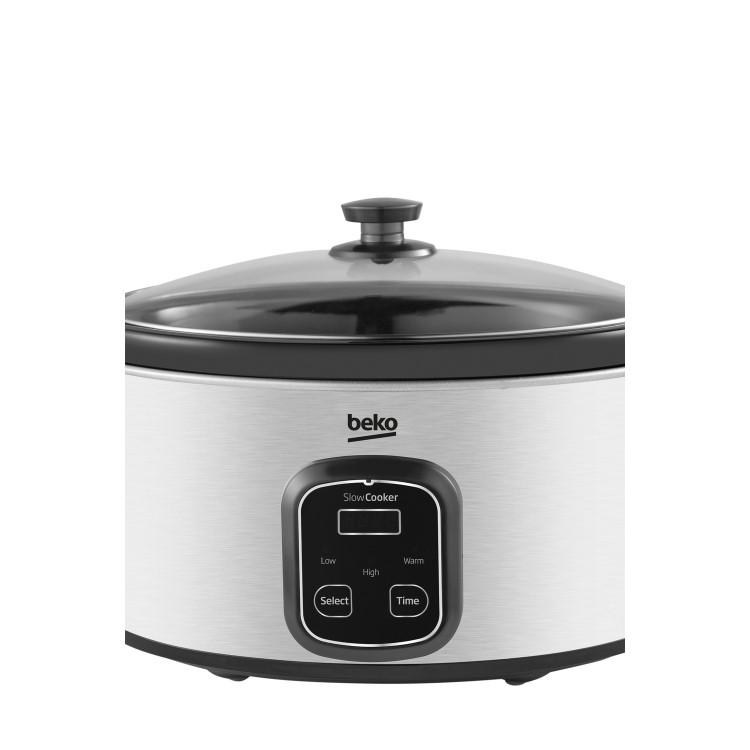 Beko SCM3622X 6 Litre Slow Cooker With LED Control Panel