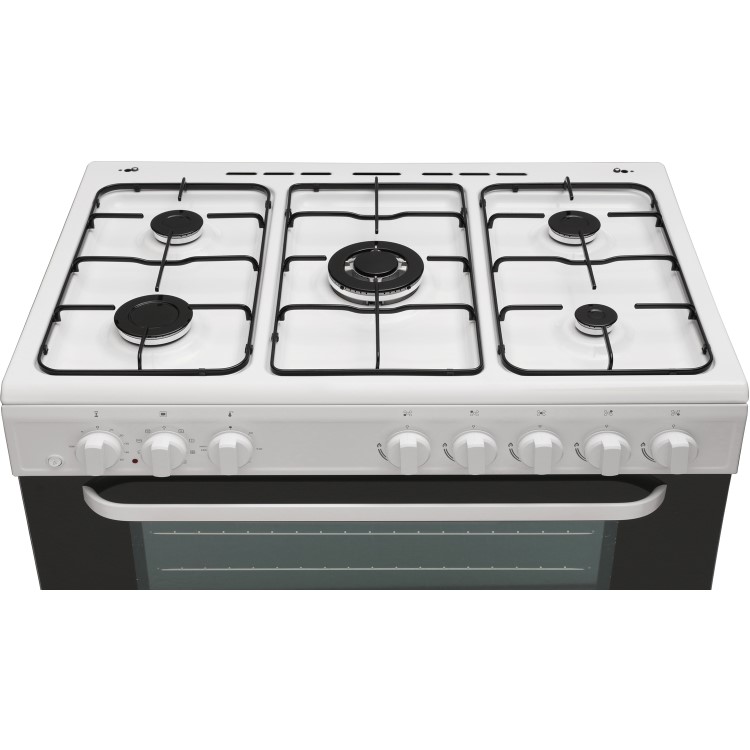 Servis SD900W 90cm Dual Fuel Range Cooker - White