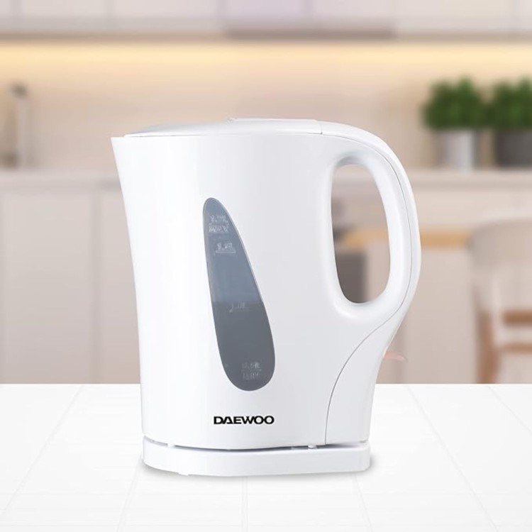Daewoo Essentials 1.7L Fast Boiling Electric Kettle - White